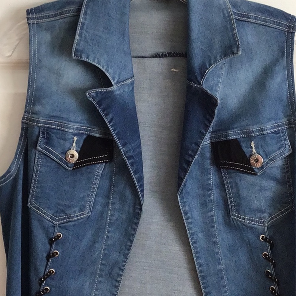 Ethyl.. Denim Duster View 3